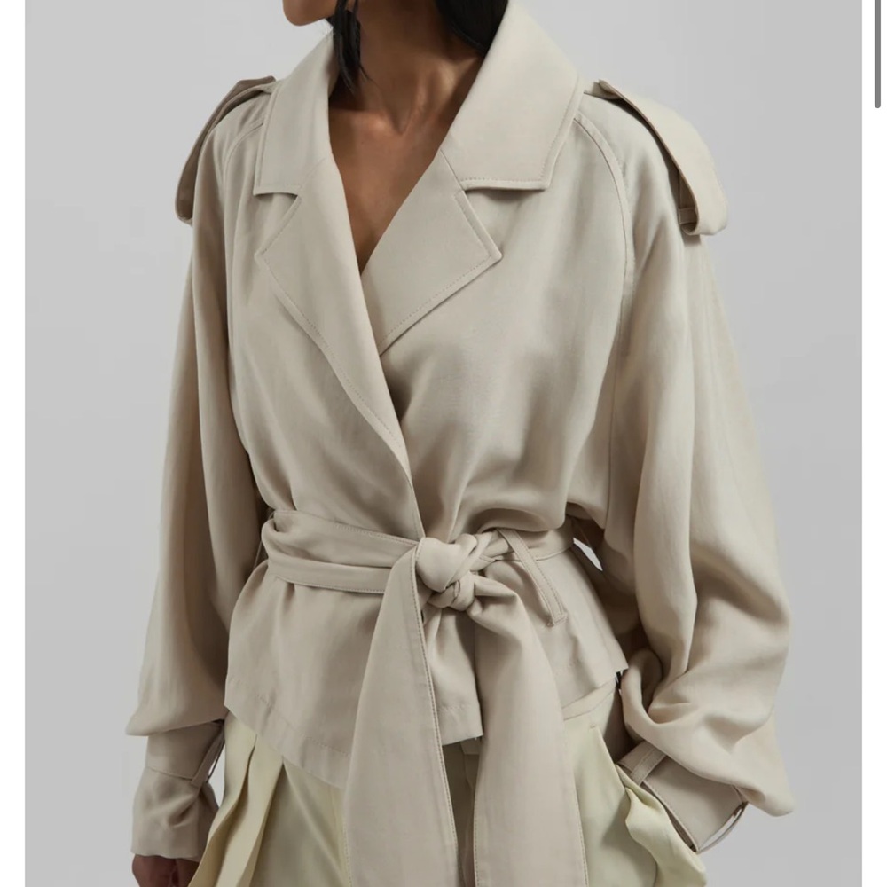 The Frankie Shop Beige Trench Coat